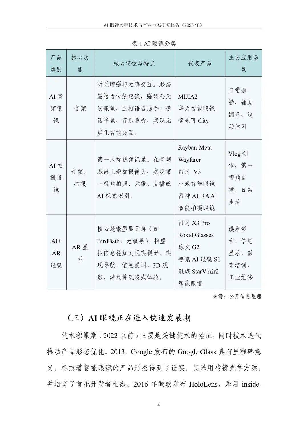 AI眼鏡關鍵技術與產業生態研究報告(2025年)
