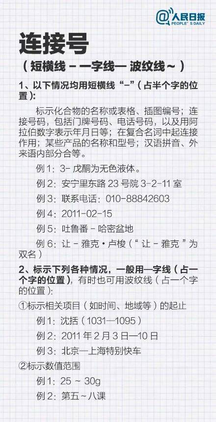 《人民日報》釋出：新版標點符號正確用法和標準佔格要求 | 收藏
