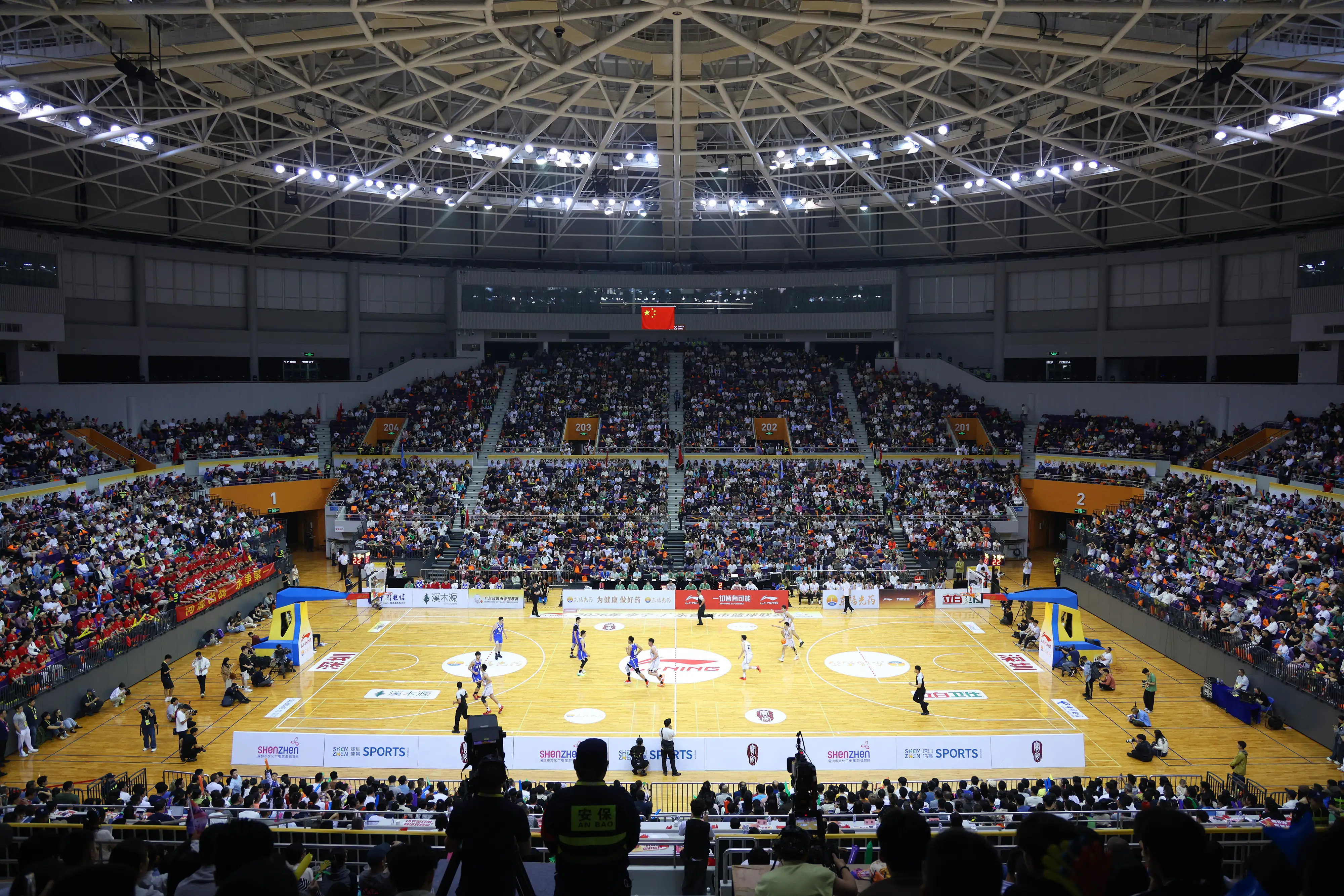 科技遇見籃球：粵BA深圳主場首秀的日與夜