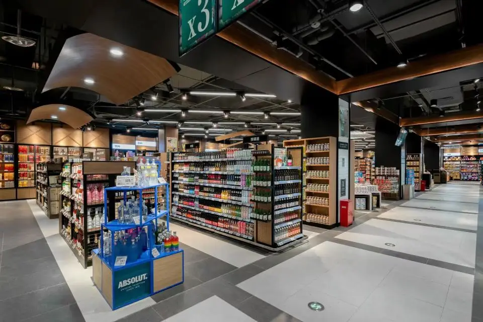 陝西超市裝修施工，陝西商鋪門店裝修施工，陝西商超門店裝修施工