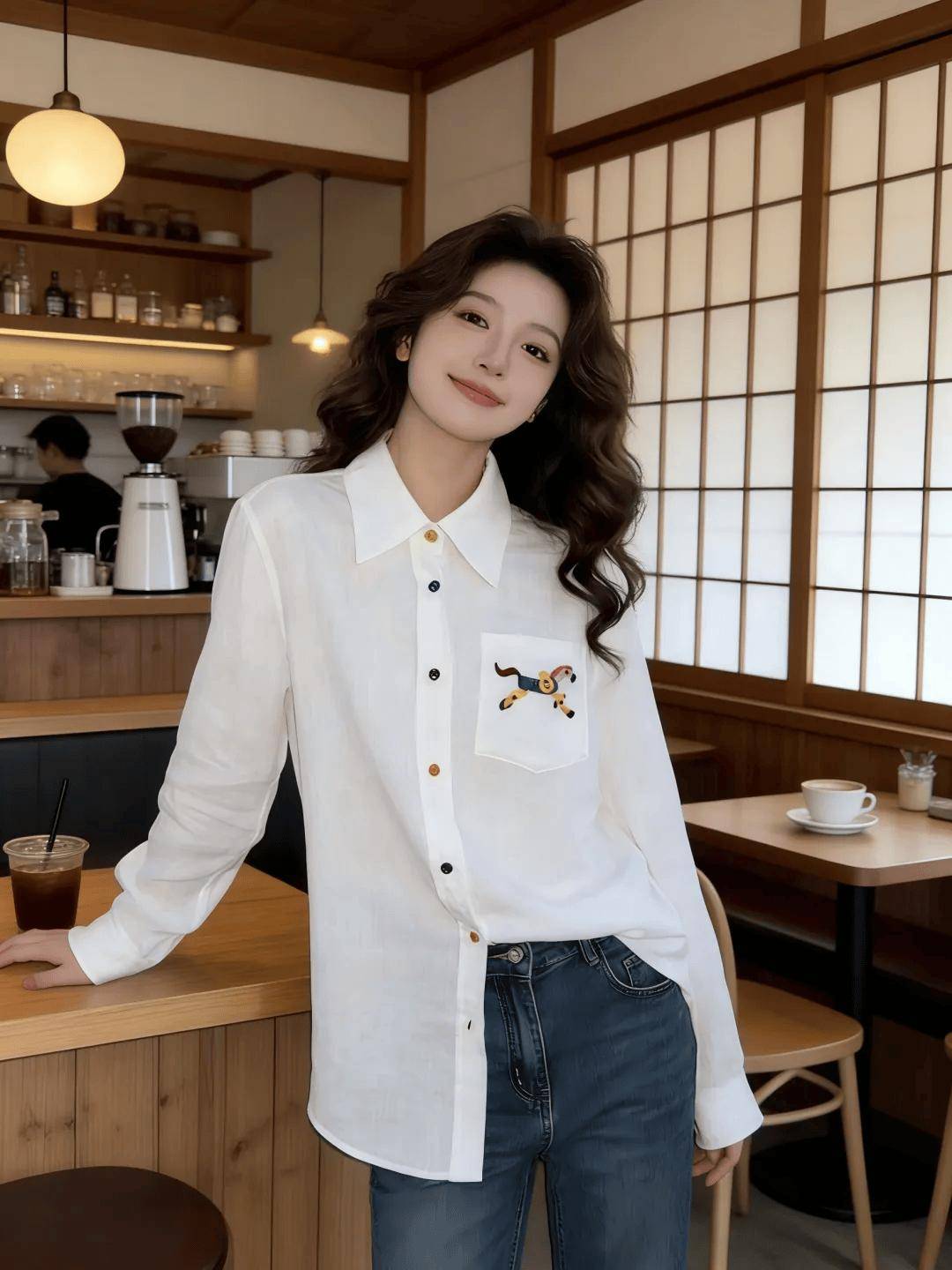 義大利百年“老錢風”，彩虹扣+小馬刺繡苧麻襯衫，穿出定製質感！