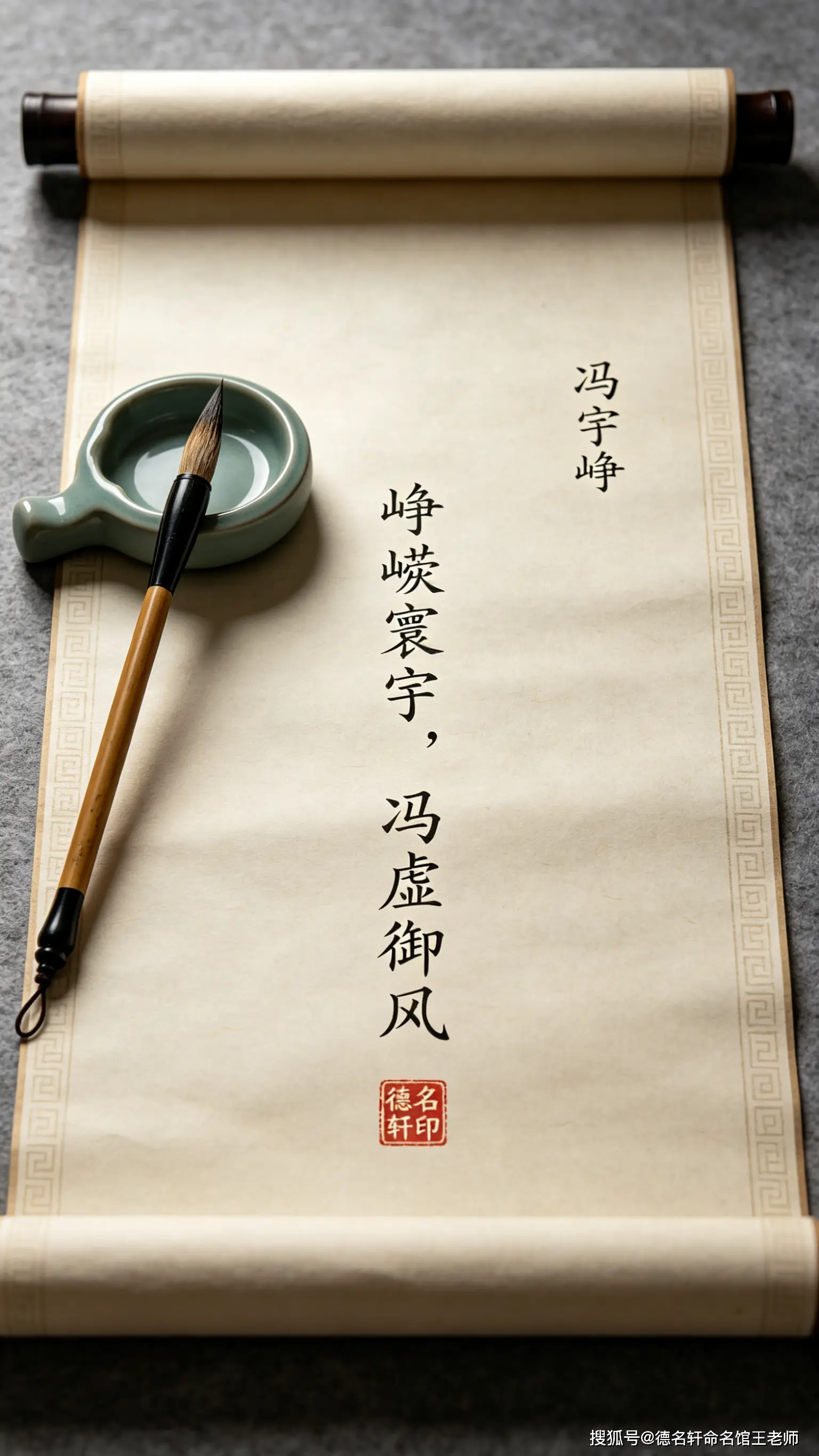 原創寶寶起名案例 馮宇崢：崢嶸寰宇，馮虛御風