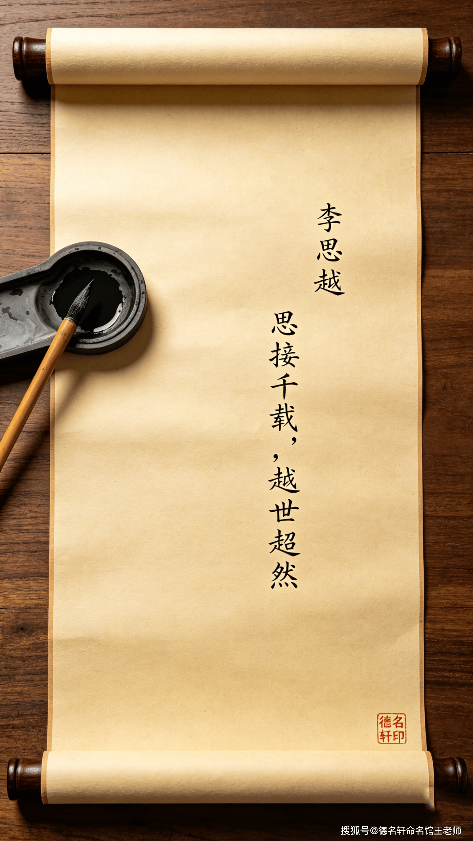 原創寶寶起名案例 2026年寶寶起名 李思越：思接千載，越世超然