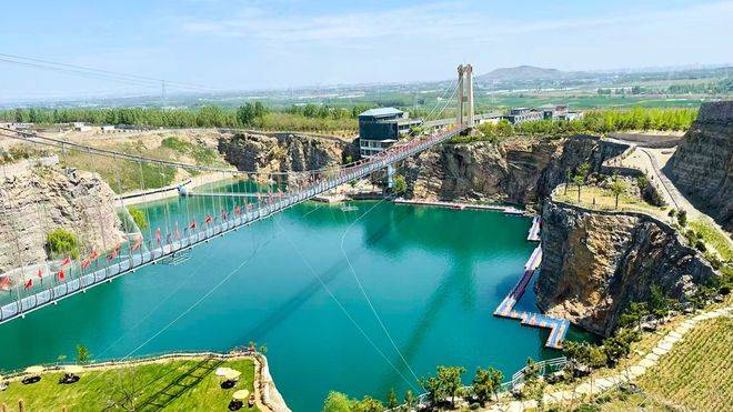 原創廢棄礦坑蝶變網紅景區 臥虎山田園旅遊區近郊微度假點燃假日經濟