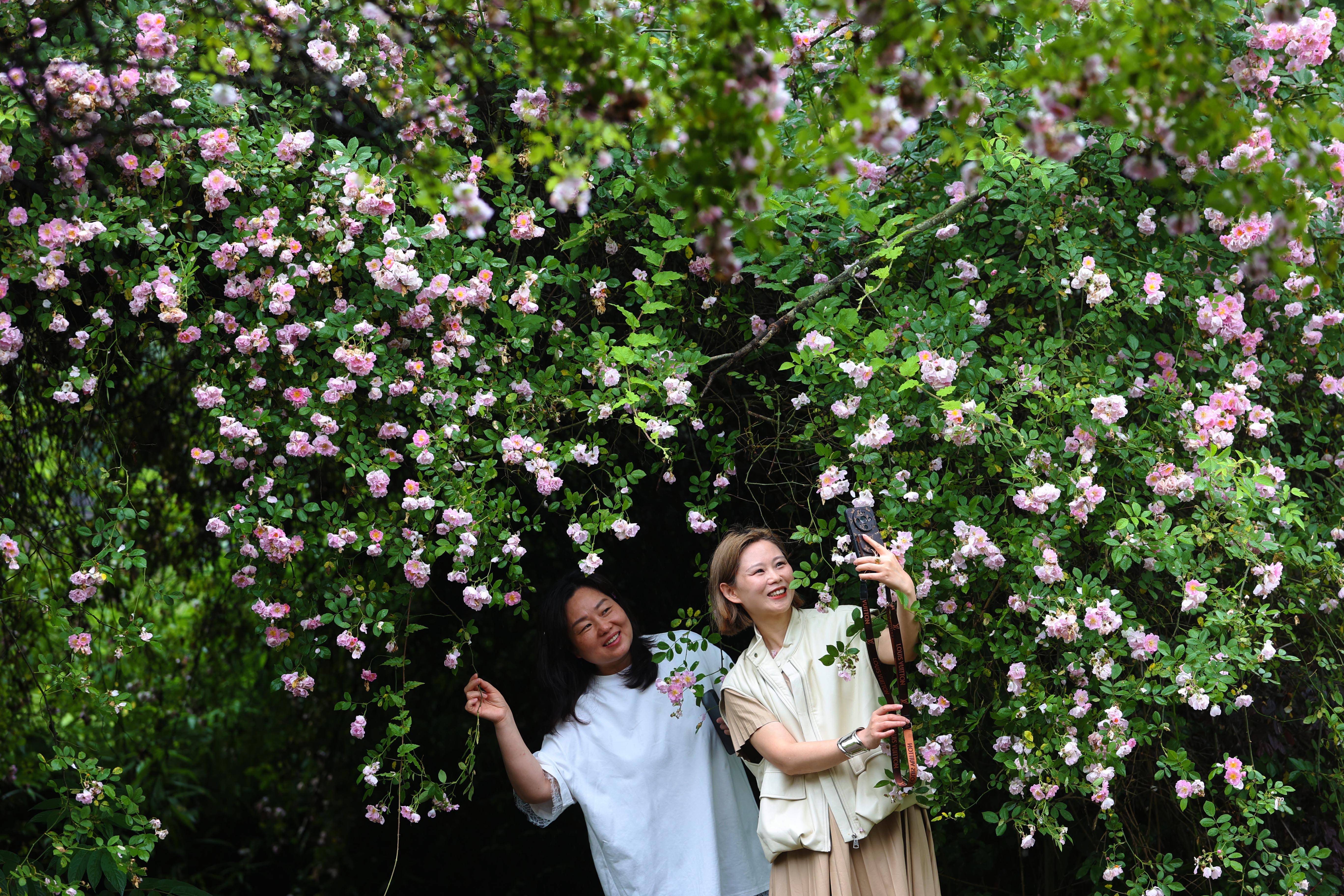 “五一”臨近 旅遊升溫#