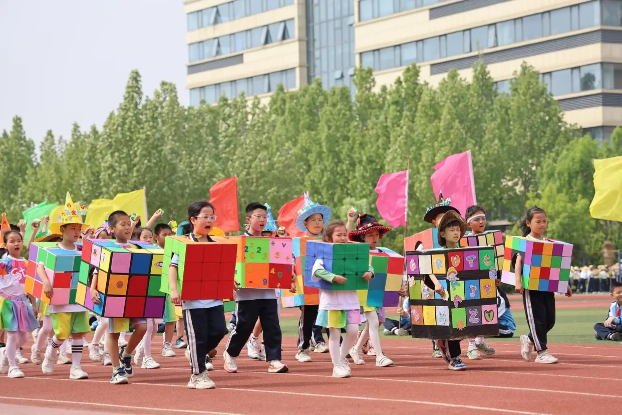 原創東營市英才小學2026年春季運動會開幕