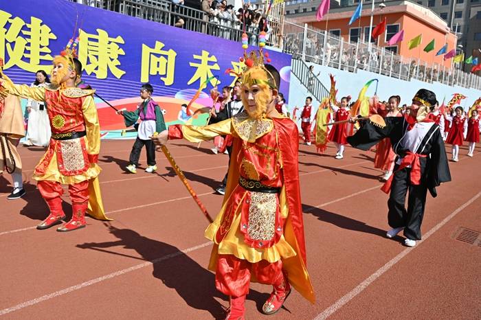 盂縣第二實驗小學第十二屆田徑運動會開幕