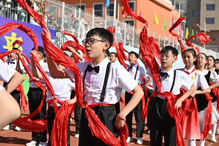 盂縣第二實驗小學第十二屆田徑運動會開幕