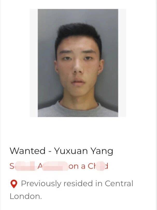 倫敦留學生安全預警：兩名在逃人員活躍市內
