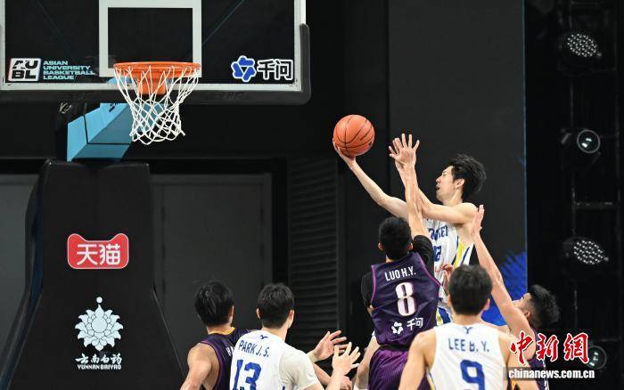 浙江杭州：亞洲大學生籃球聯賽激戰正酣