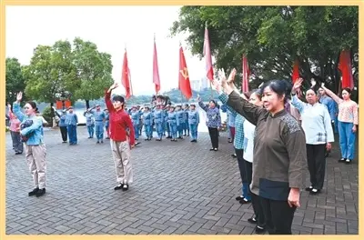 用心守護“紅飄帶”起點（紅色旅遊）