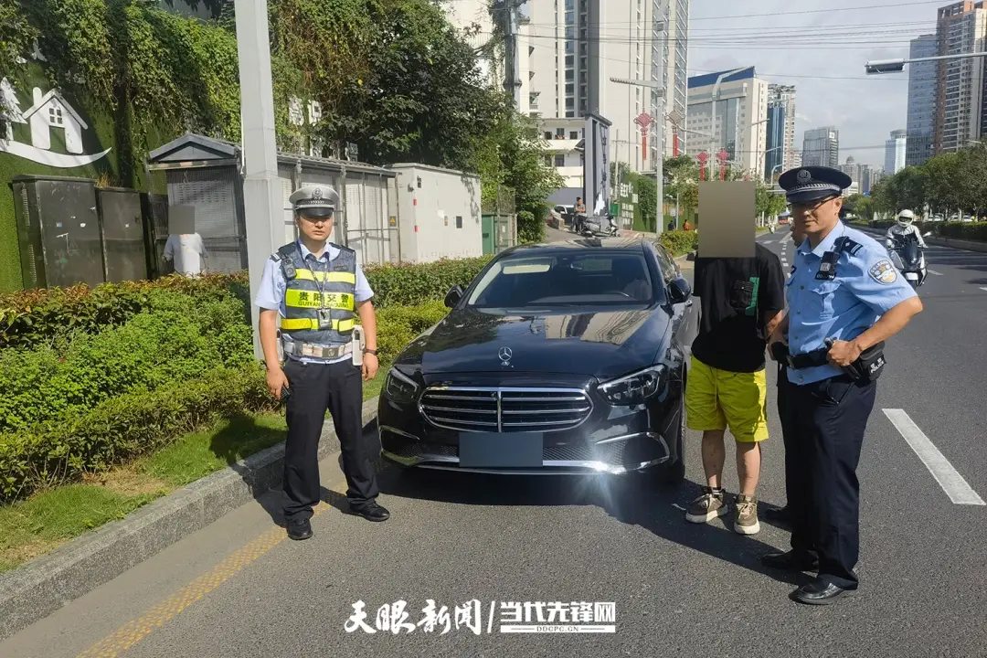 路邊違停車上有個奇怪東西！貴陽公安“一張網”快速鎖定嫌疑人