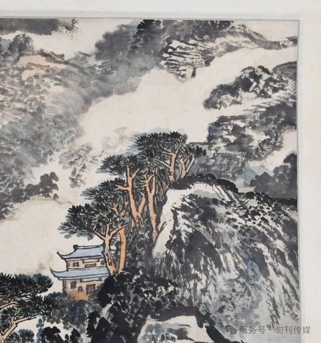 慈谿收藏（總第〇一 一期）崇古海派吳陸脈―陸一飛《峽江松雲圖》賞析