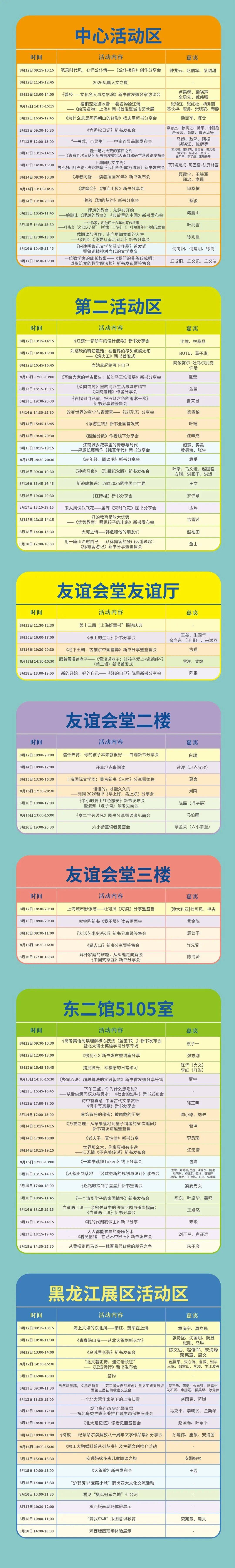 保姆級攻略來了！一文收藏2026上海書展購票、出行、最全活動！還有隱藏款新空間→