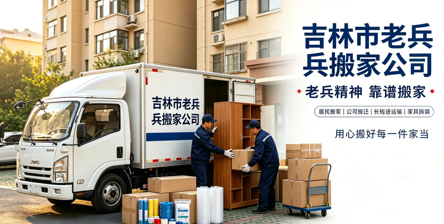 吉林市长途搬家怎么选？正规搬家公司更安心