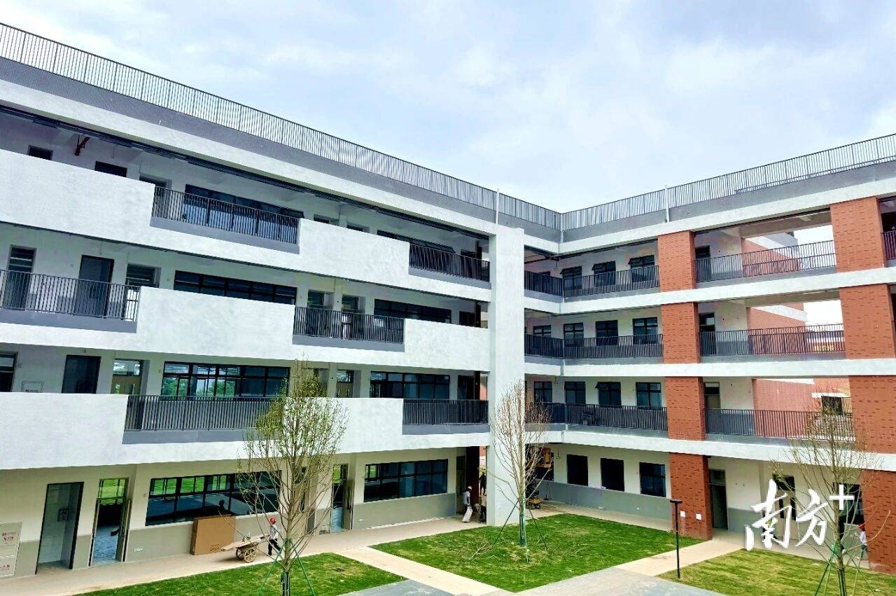廣大附中清遠中學建設進入收尾階段，9月將迎首批學子