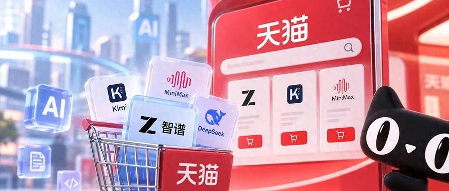 智譜登陸天貓，Kimi、MiniMax跟進，大模型開啟貨架售賣時代