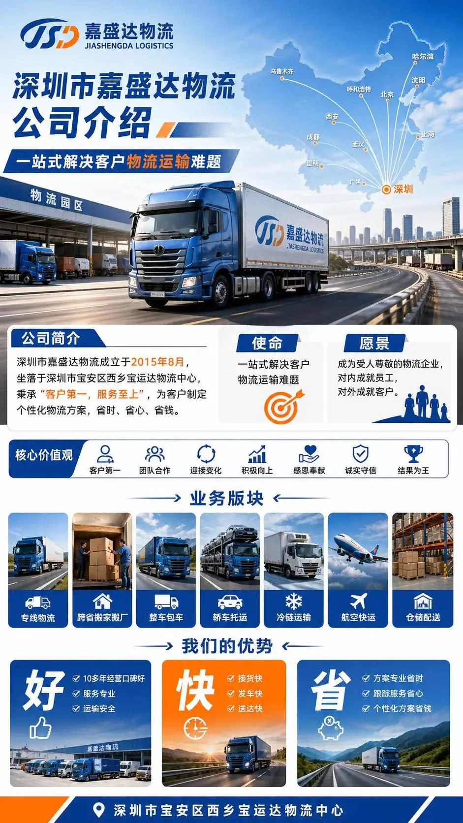 跨省搬家優質公司嘉盛達，如何定製華中區域個性化搬家方案
